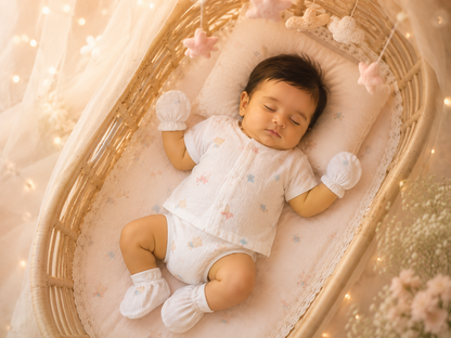 Little Cloud Baby Essentials- 12 pcs Muslin
