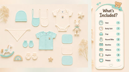 Minty Bear Baby Essentials-11 pcs Knit