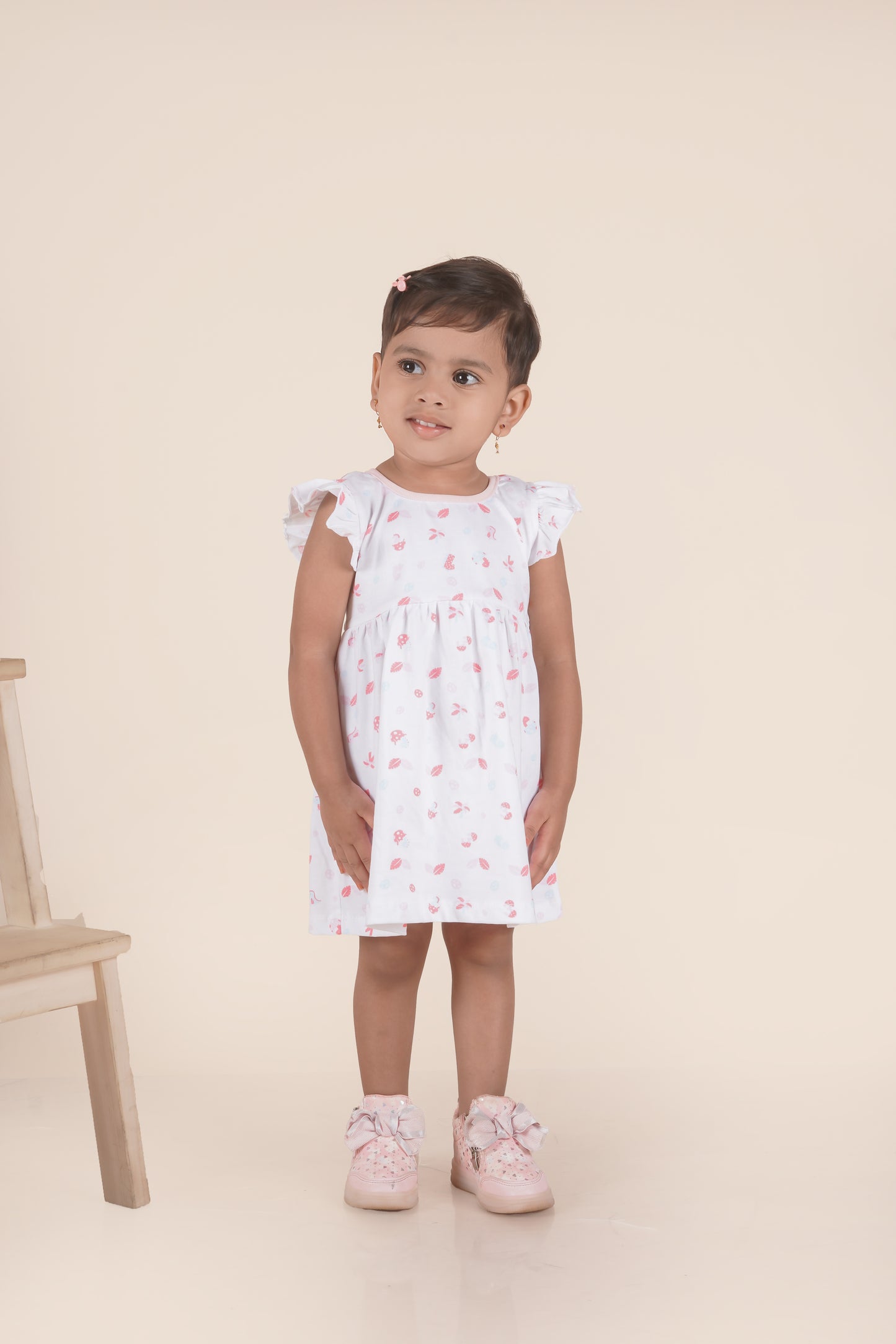 Frock With Frill Sleeves