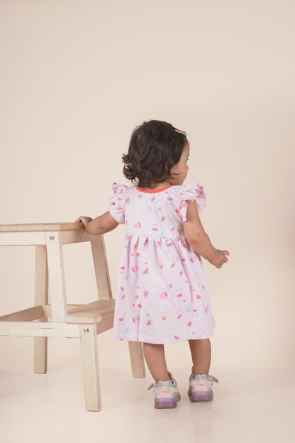 Frock With Frill Sleeves