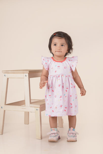 Frock With Frill Sleeves