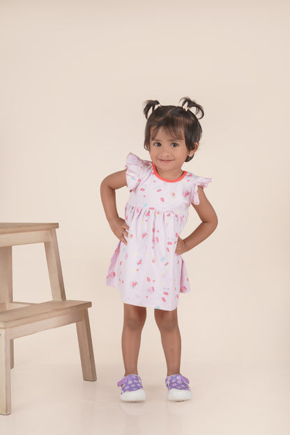 Frock With Frill Sleeves