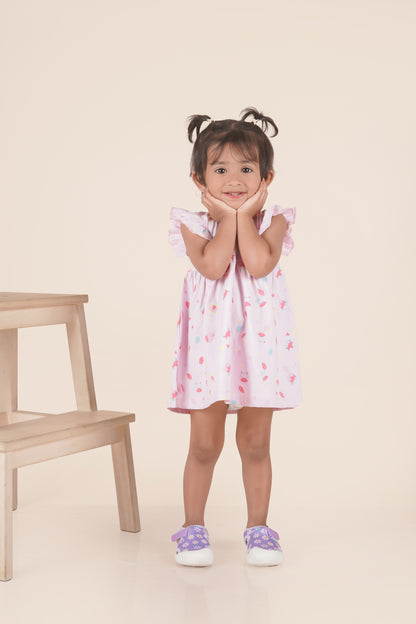 Frock With Frill Sleeves
