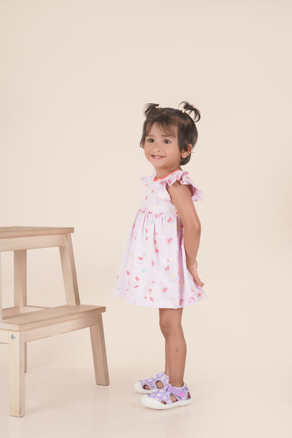 Frock With Frill Sleeves