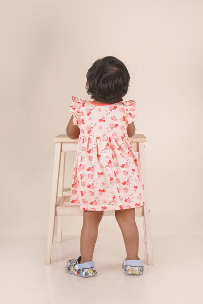 Frock With Frill Sleeves