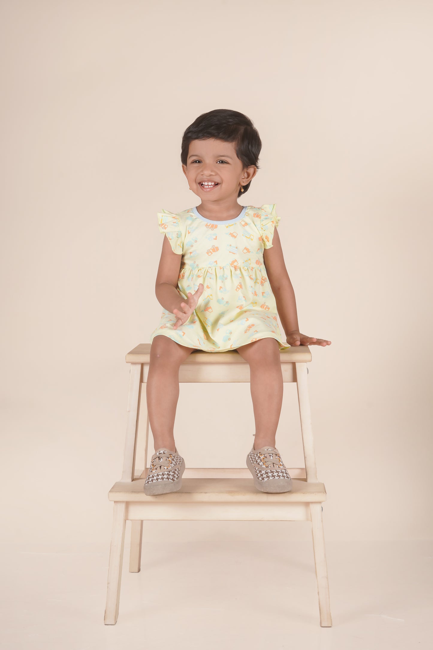 Frock With Frill Sleeves