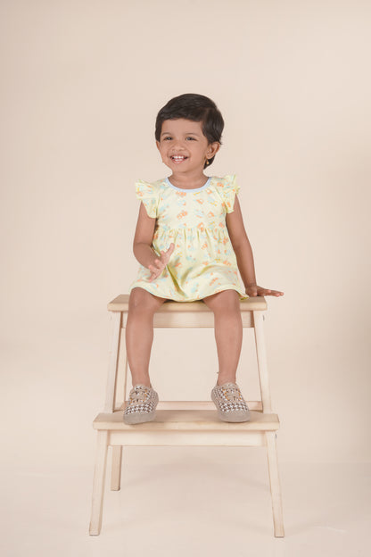 Frock With Frill Sleeves