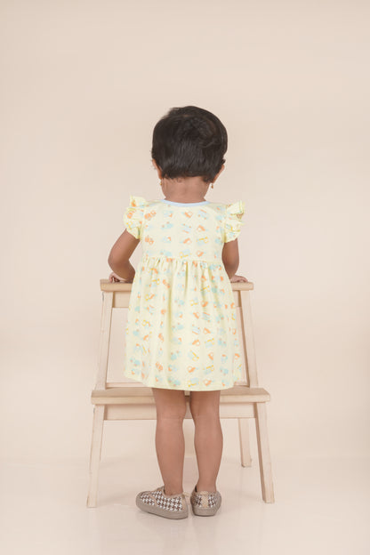 Frock With Frill Sleeves