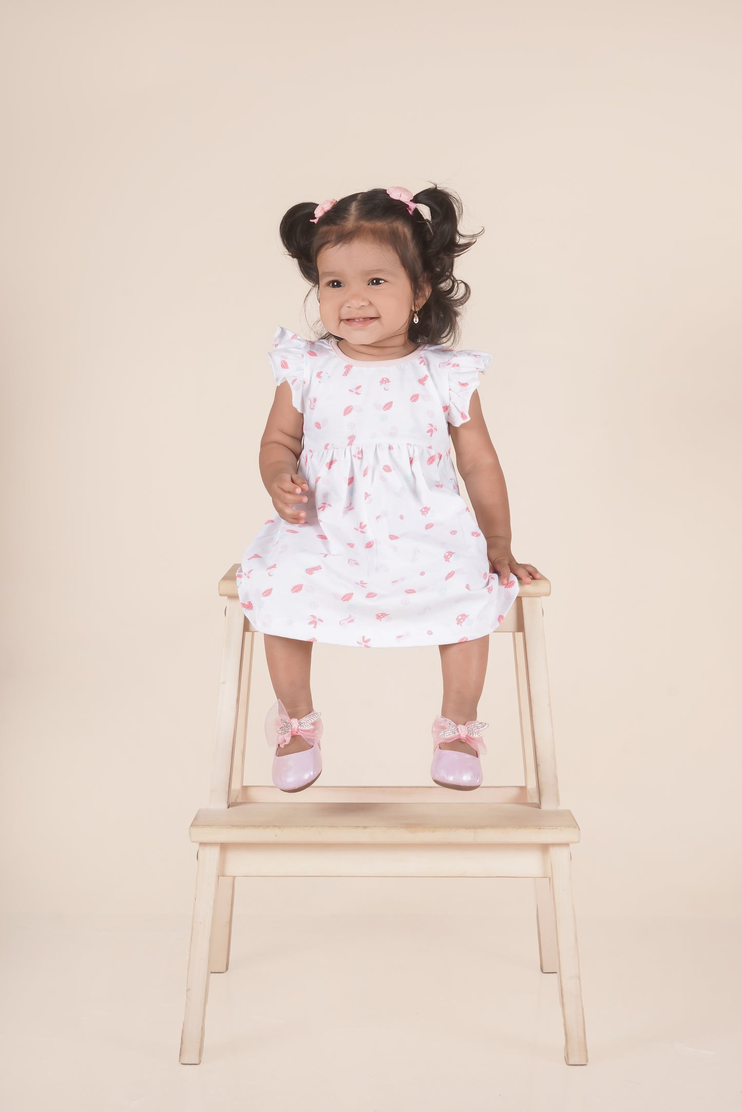 Frock With Frill Sleeves