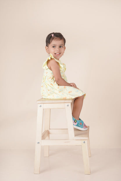 Frock With Frill Sleeves