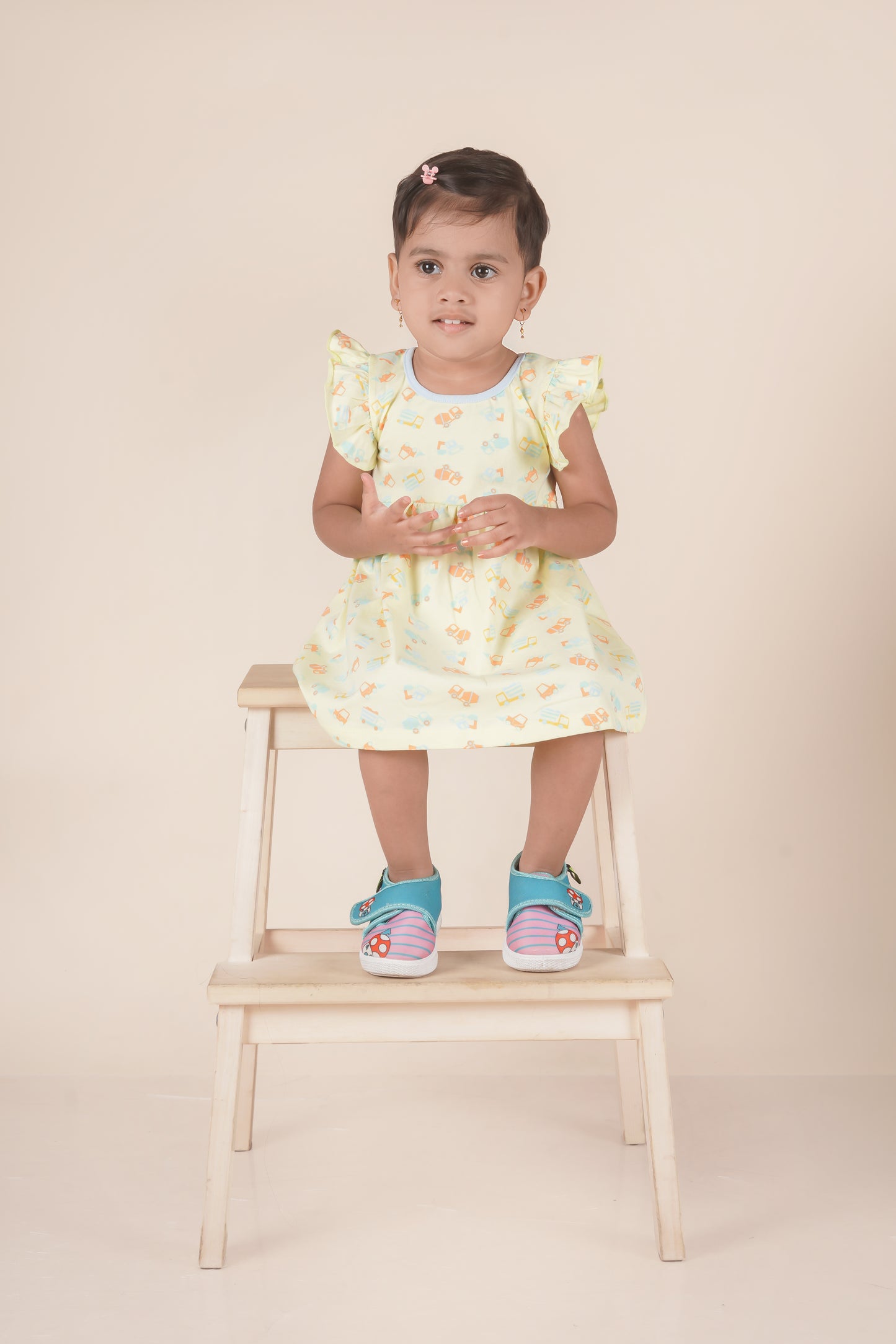 Frock With Frill Sleeves