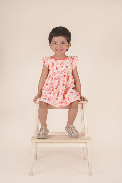 Frock With Frill Sleeves