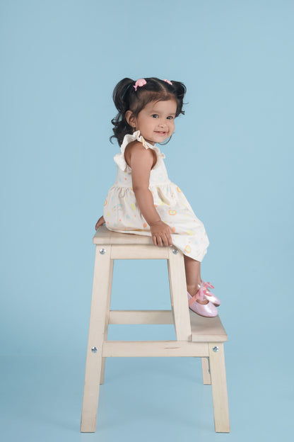 Frock With Frill Sleeves