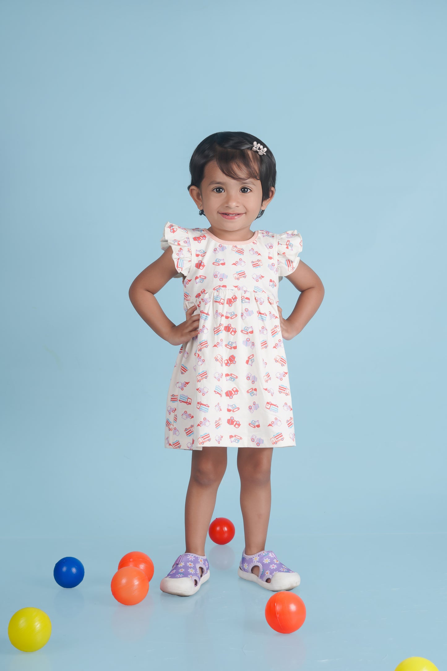 Frock With Frill Sleeves