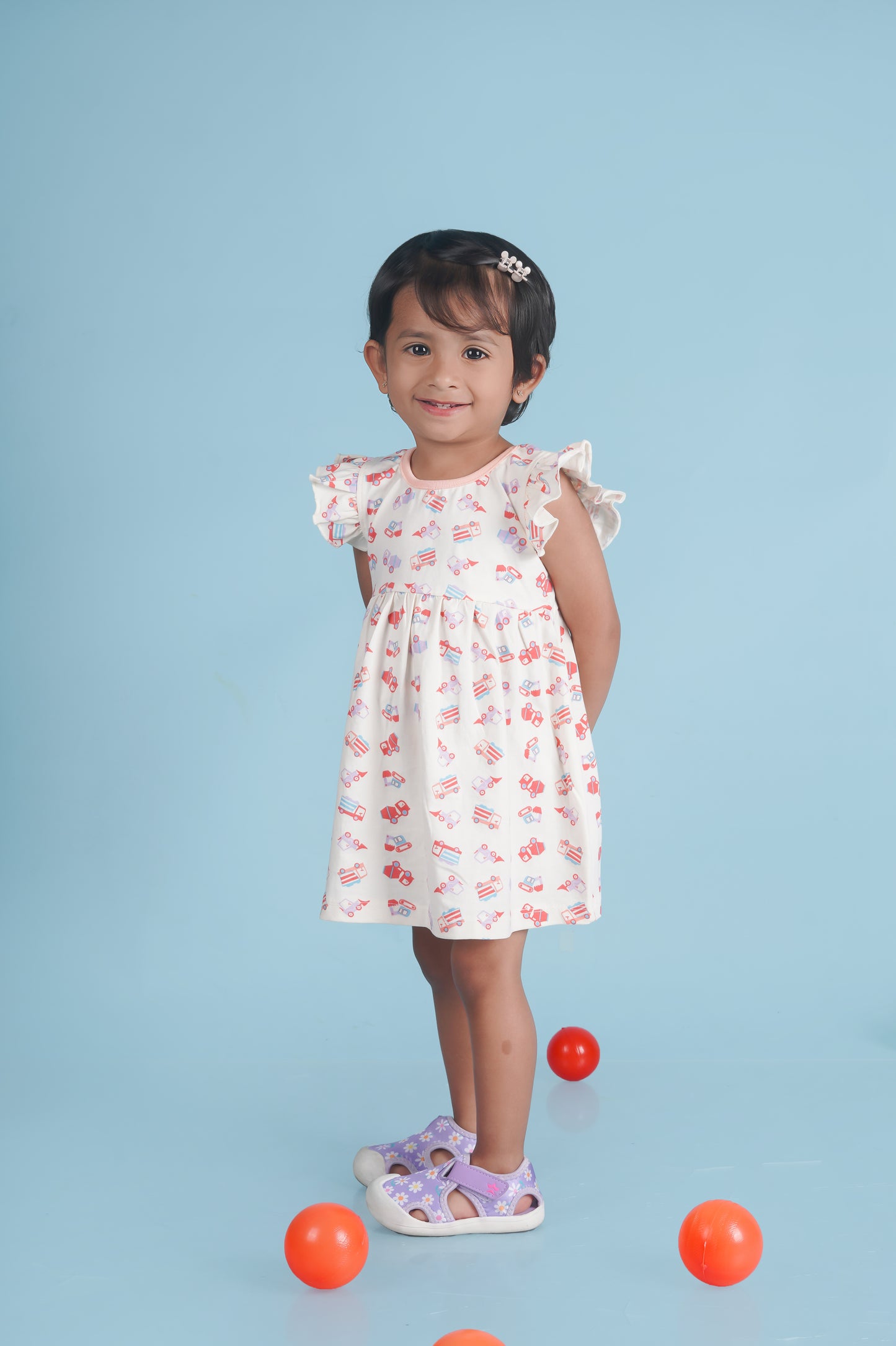 Frock With Frill Sleeves