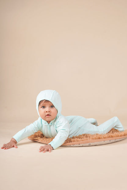 Hooded sleep suit (pack of 2)