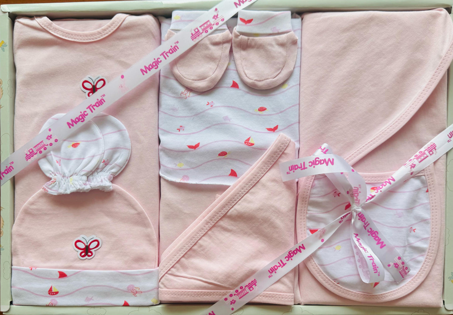 Blush Pink Butterfly Baby Essential Kit